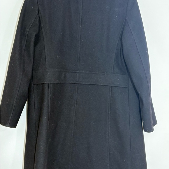 Anchor Uniform Car Coat Women Size Small Reg Black Single Breasted Wool - Picture 2 of 7